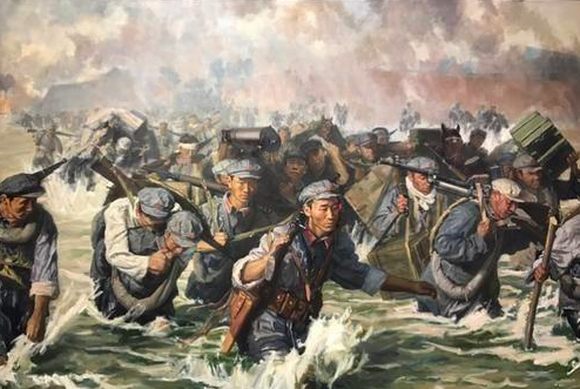 四渡赤水,世界军事史上以少胜多的光辉范例. 一渡赤水,避敌锋芒.1935