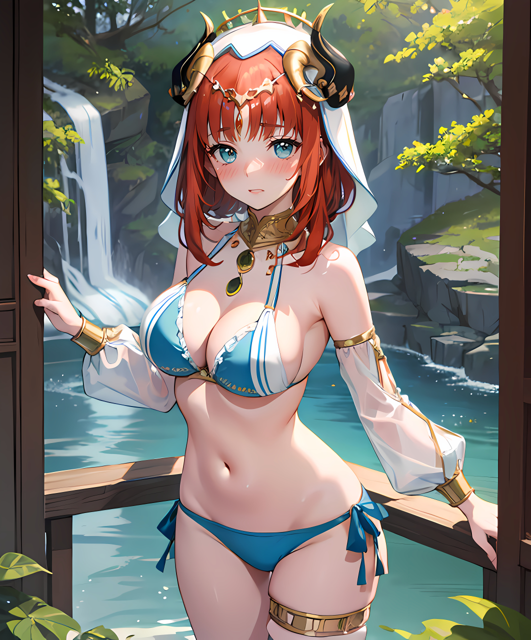 度假!度假!#秋日生活创作季# #二次元美图# #原神妮露# #高清壁纸#