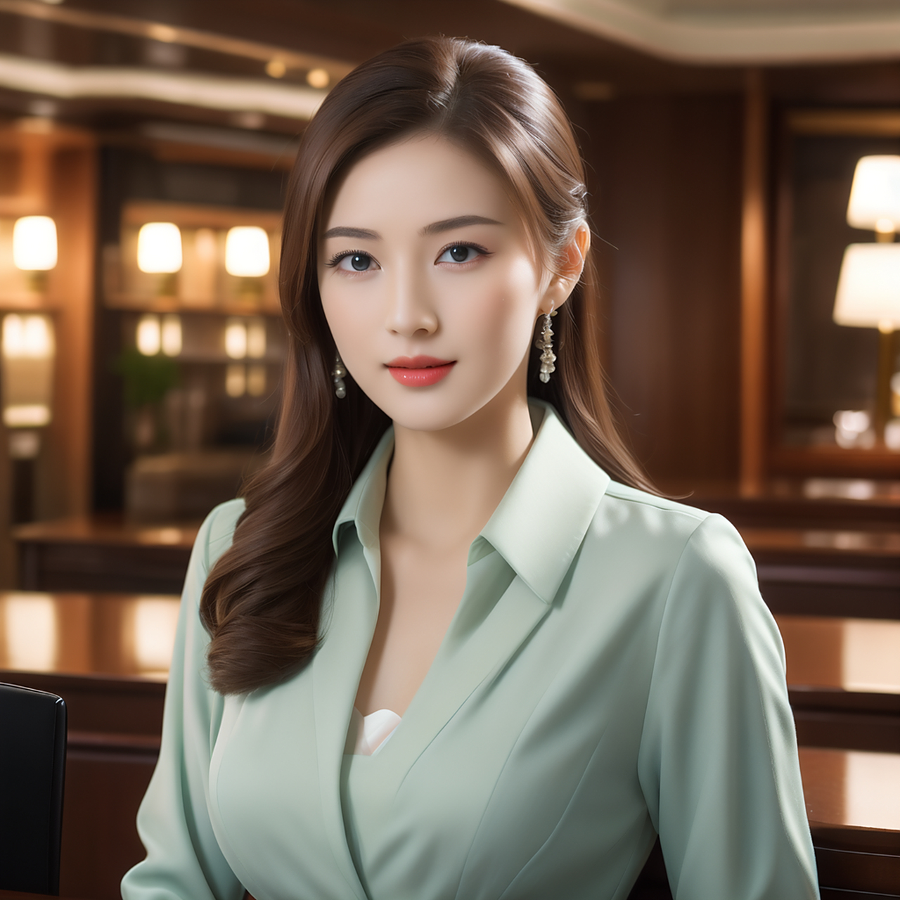 ai绘画# #ai二次元# 总裁的漂亮女秘书,身材无敌好