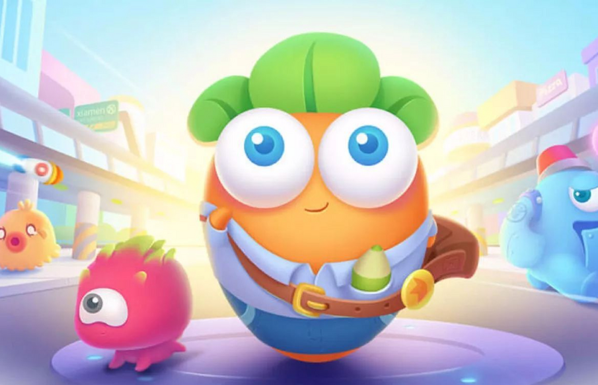 《保卫萝卜》是一款策略游戏,玩家需要建造和升级各种防御设施,保护