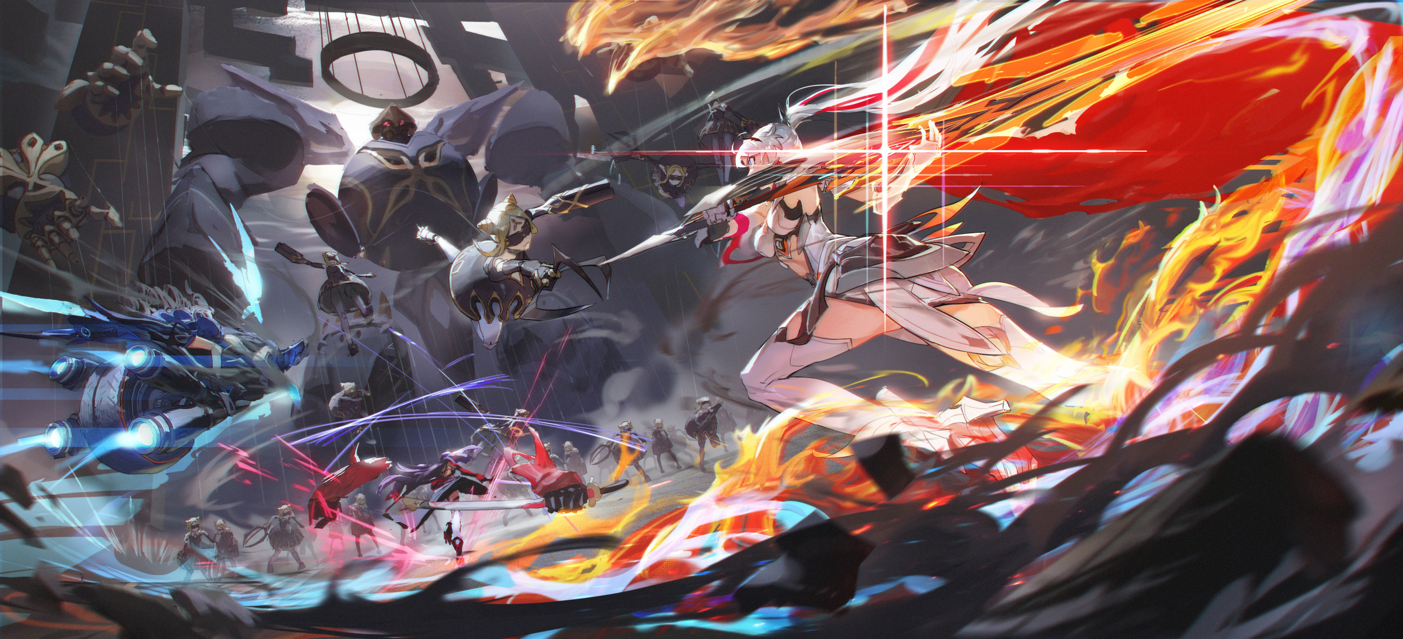 千众乌合,一炬焚尽[打call] 琪亚娜kiana~薪炎之律者 #崩坏3