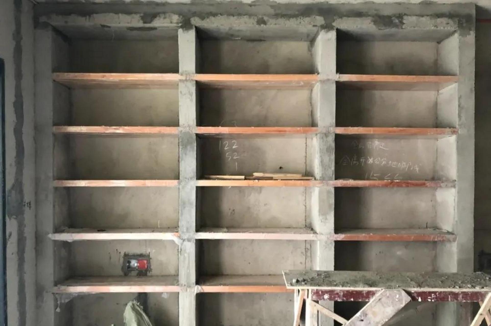 关于砖砌的书柜,再也不用担心甲醛含量超标了!