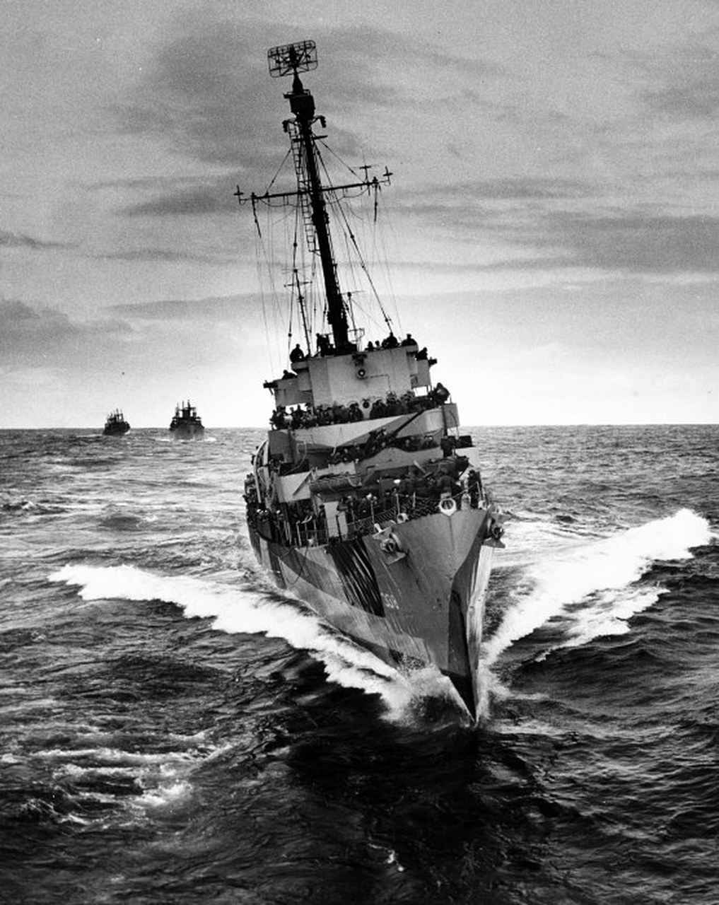 历史影像 二战盟国海军舰艇作战纪实录#历史老照片