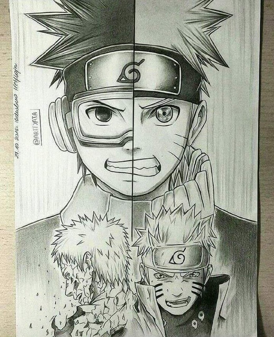 波兰画师arteyata笔下的火影作品,超赞 #火影忍者