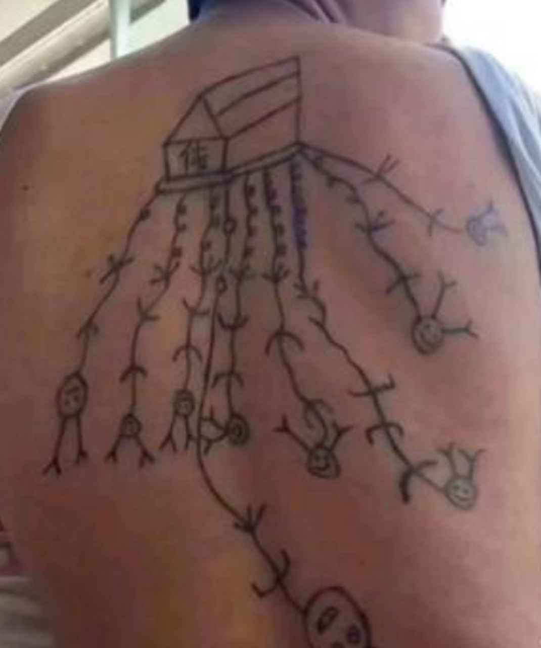 这是纹身吗?怎么看着有点像鬼画符.