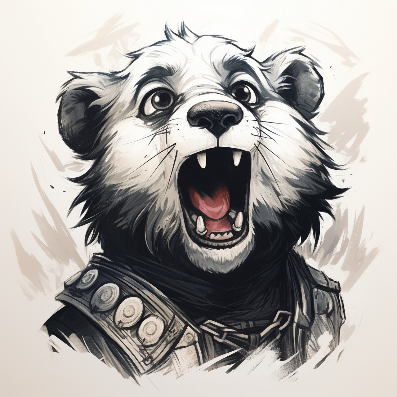 金秋图文动态创作节# 咆哮的熊猫