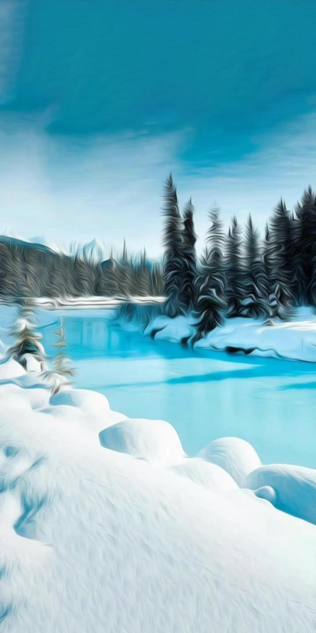 "抽象插画"风景主题壁纸