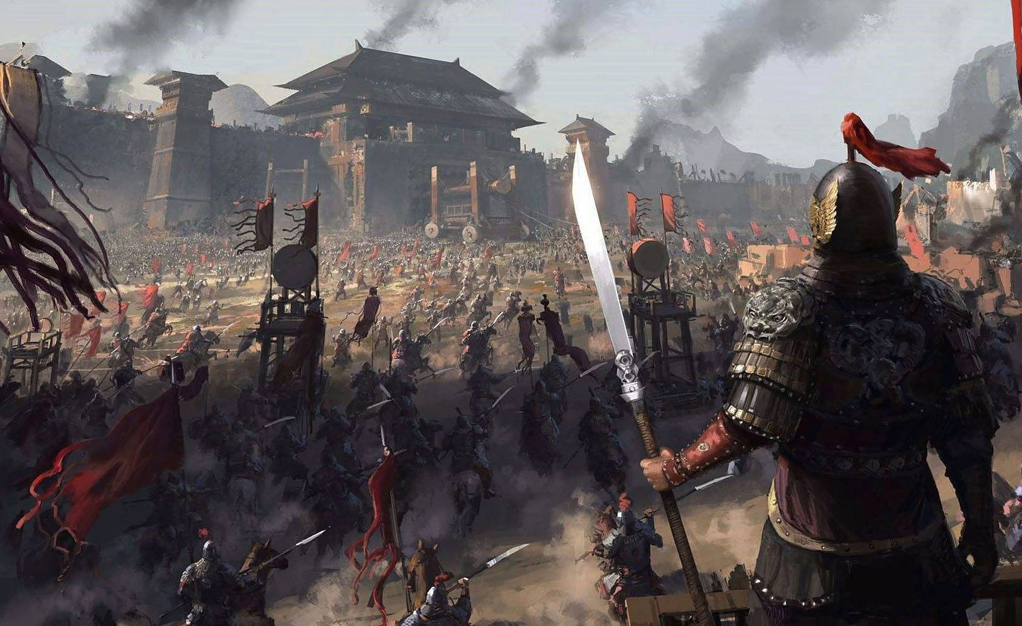 公元前389年,秦国起兵50万攻打魏国,战神吴起只带了5万兵马迎战.