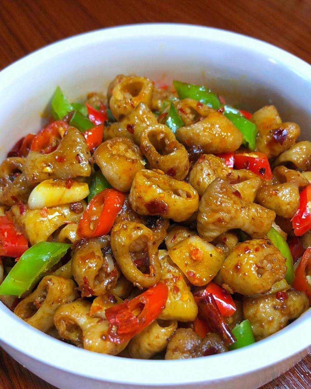 香辣过瘾的爆炒肥肠,这么做巨巨巨下饭!|||上次有姐妹?