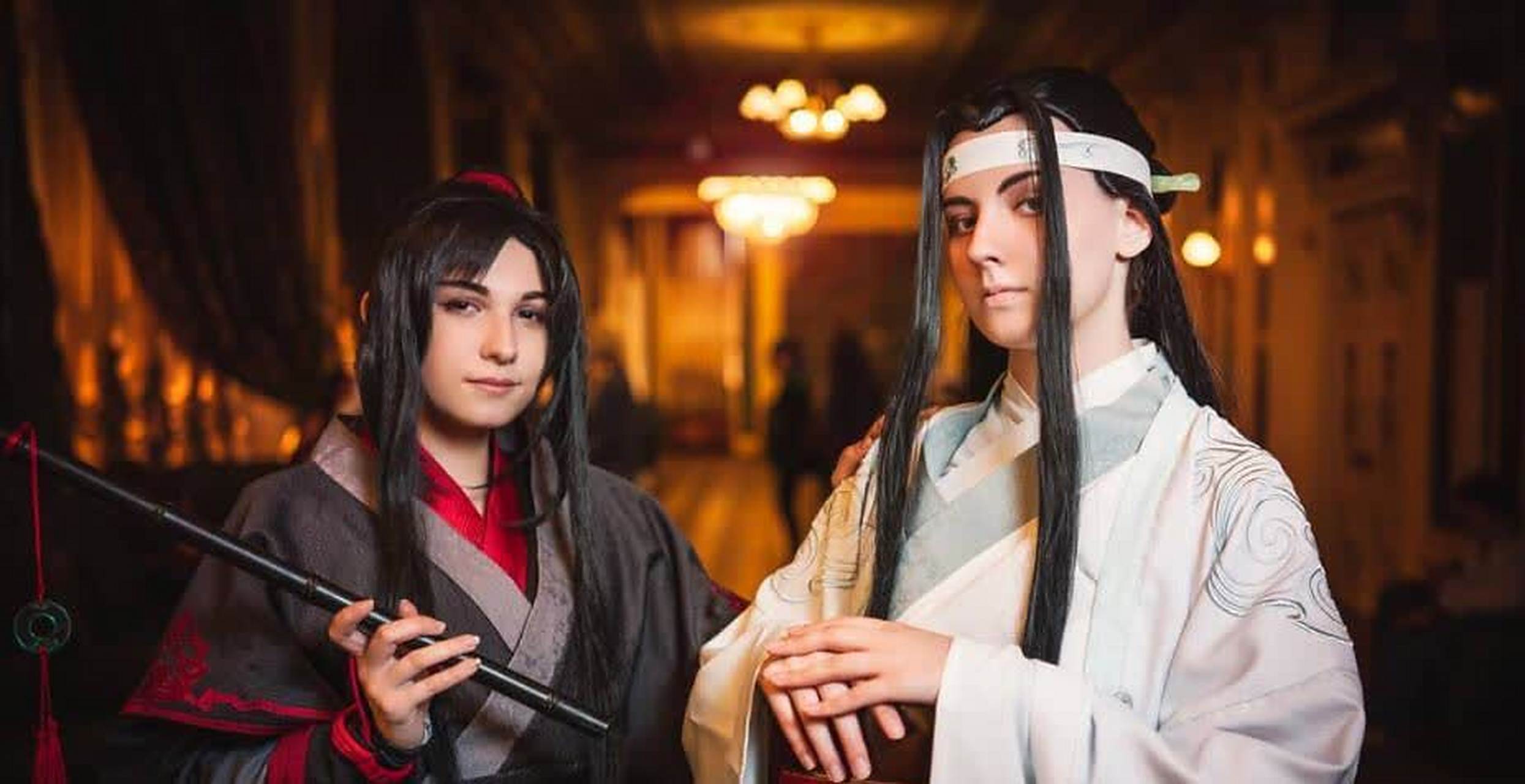 魔道祖师在国外的知名度越来越高,很多粉丝都以cos魔道为荣.