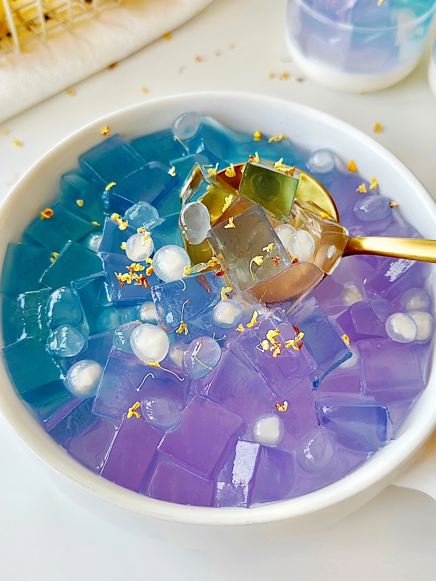 一定倚强 冰粉蓝色冰粉星空蓝冰粉大图高清星空蓝冰粉星空冰粉图片