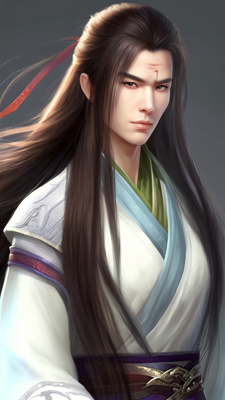 ai绘画# #ai二次元绘画# 修仙侠士,你喜欢这个风格吗?