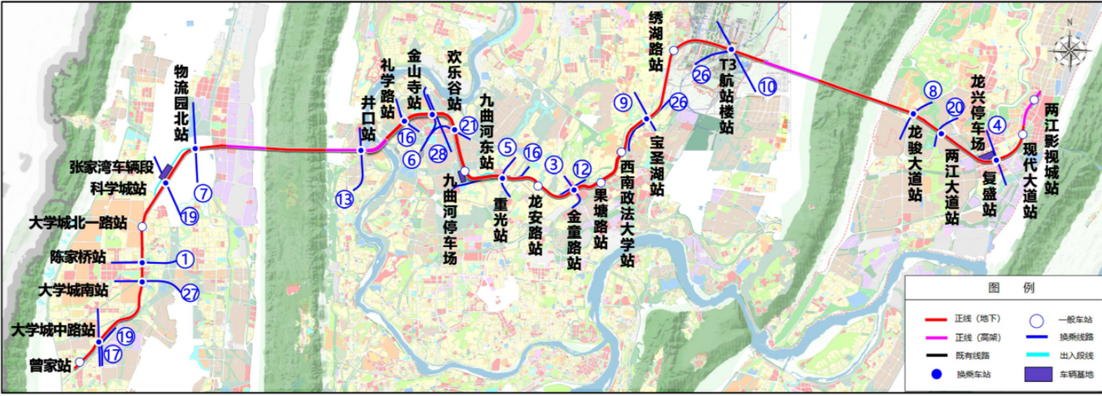 重庆地铁15号线二期图片