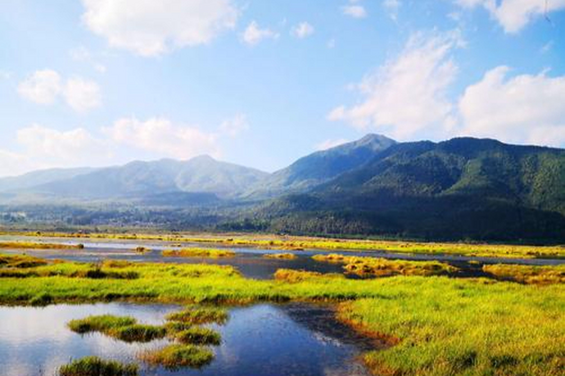 腾冲北海湿地,是我国唯一的高原火山堰塞湖浮毯湿地.  这里有广袤无垠