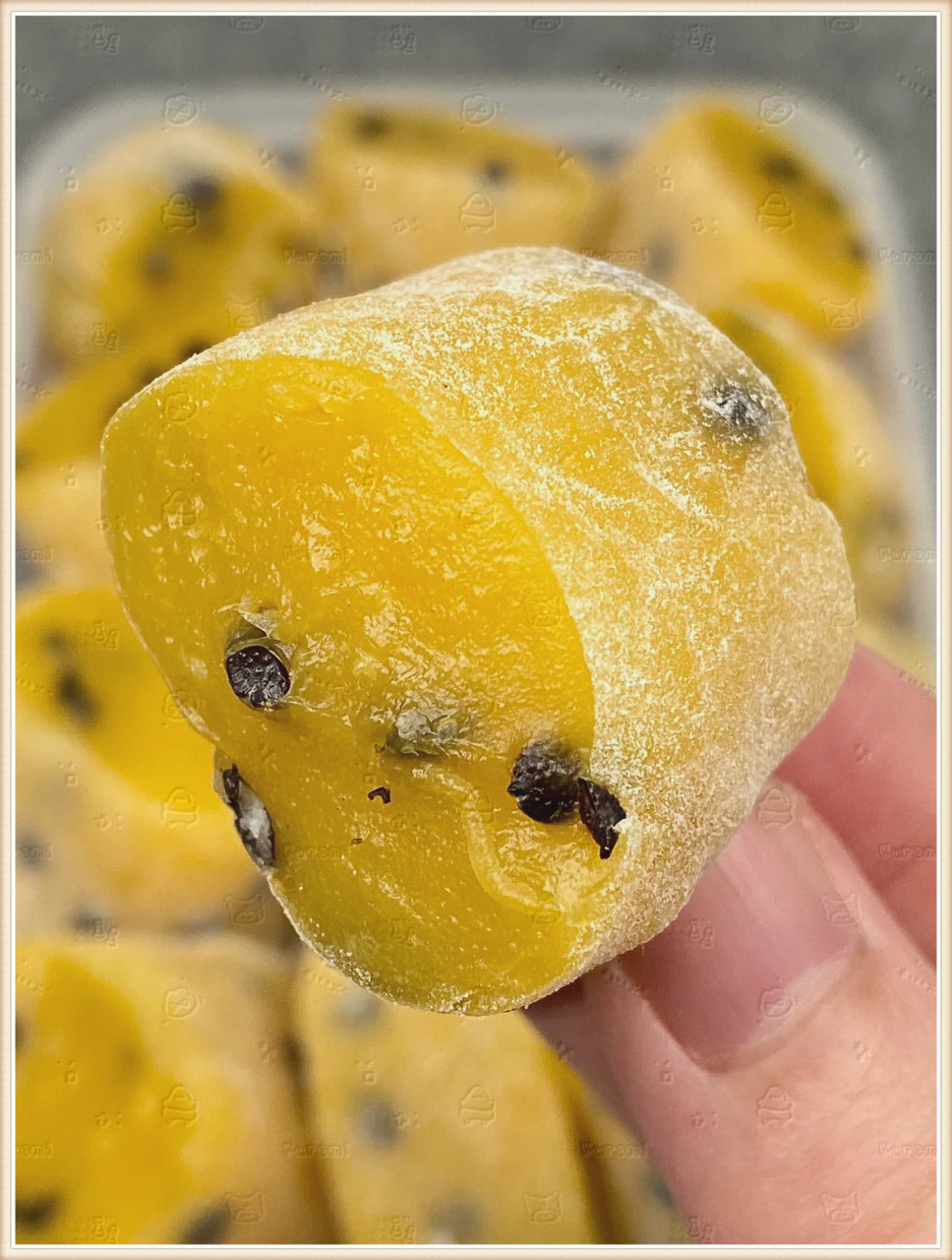 最近刷到网友发的百香果麻薯,看着就好好吃的样子!