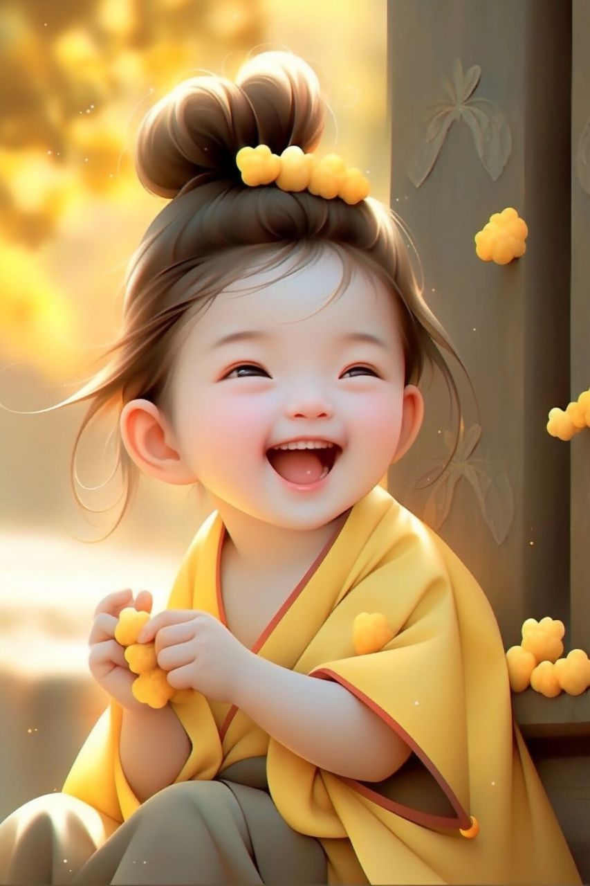 超级可爱国风插画:没心没肺的小鸟带来的快乐与启示  今天在网上看到