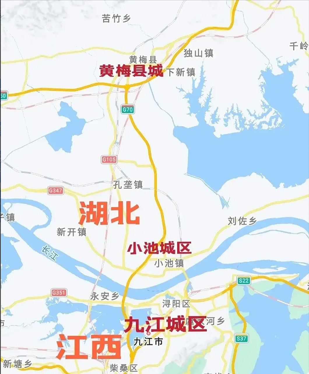 如果黄梅县和宿松县可以划入九江市的话,哪怕就是沿江的几个乡镇可以