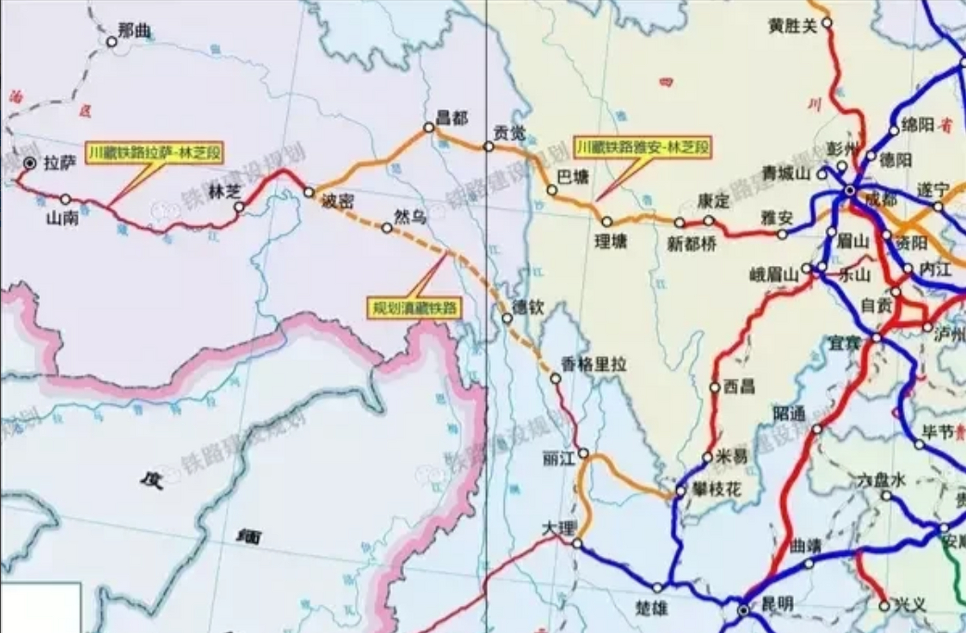 今年丽江至香格里拉的铁路就通车了,下一步应该马上启动香格里拉至