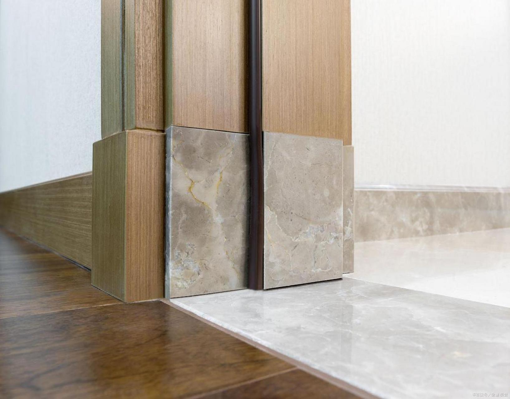 【装修注意事项——踢脚线安装】 在铺贴地砖的时候很多人会忽略瓷砖