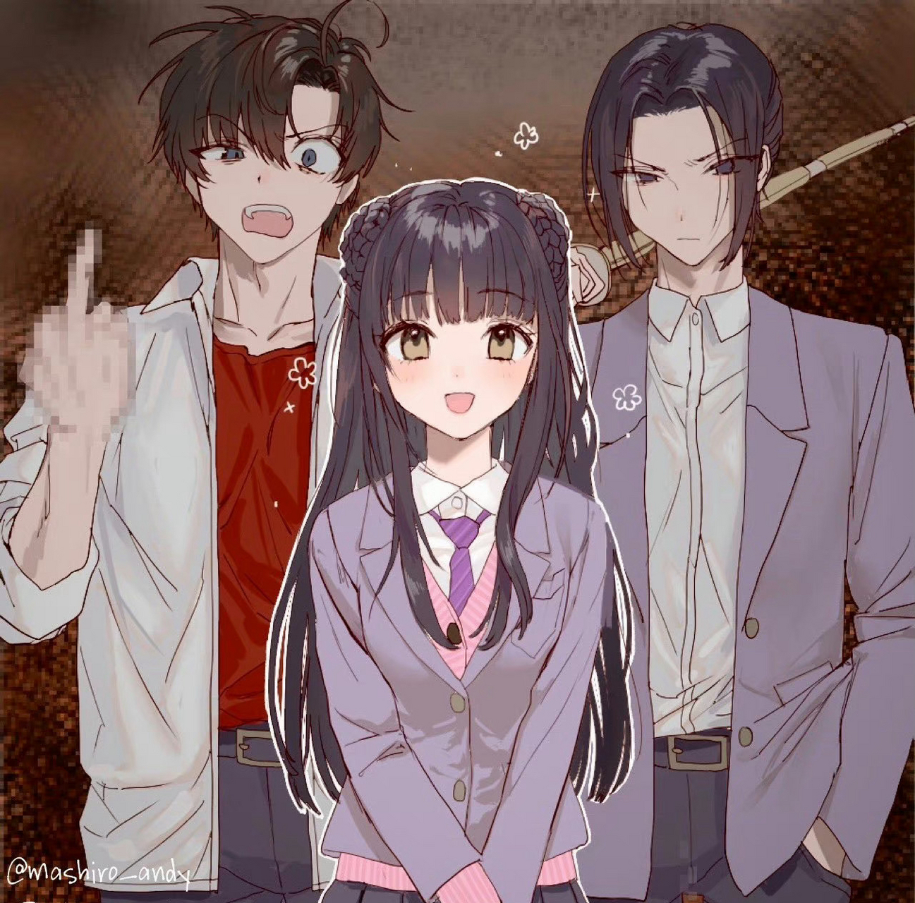 云梦三姐弟现代装[期待]  "离师姐远点!