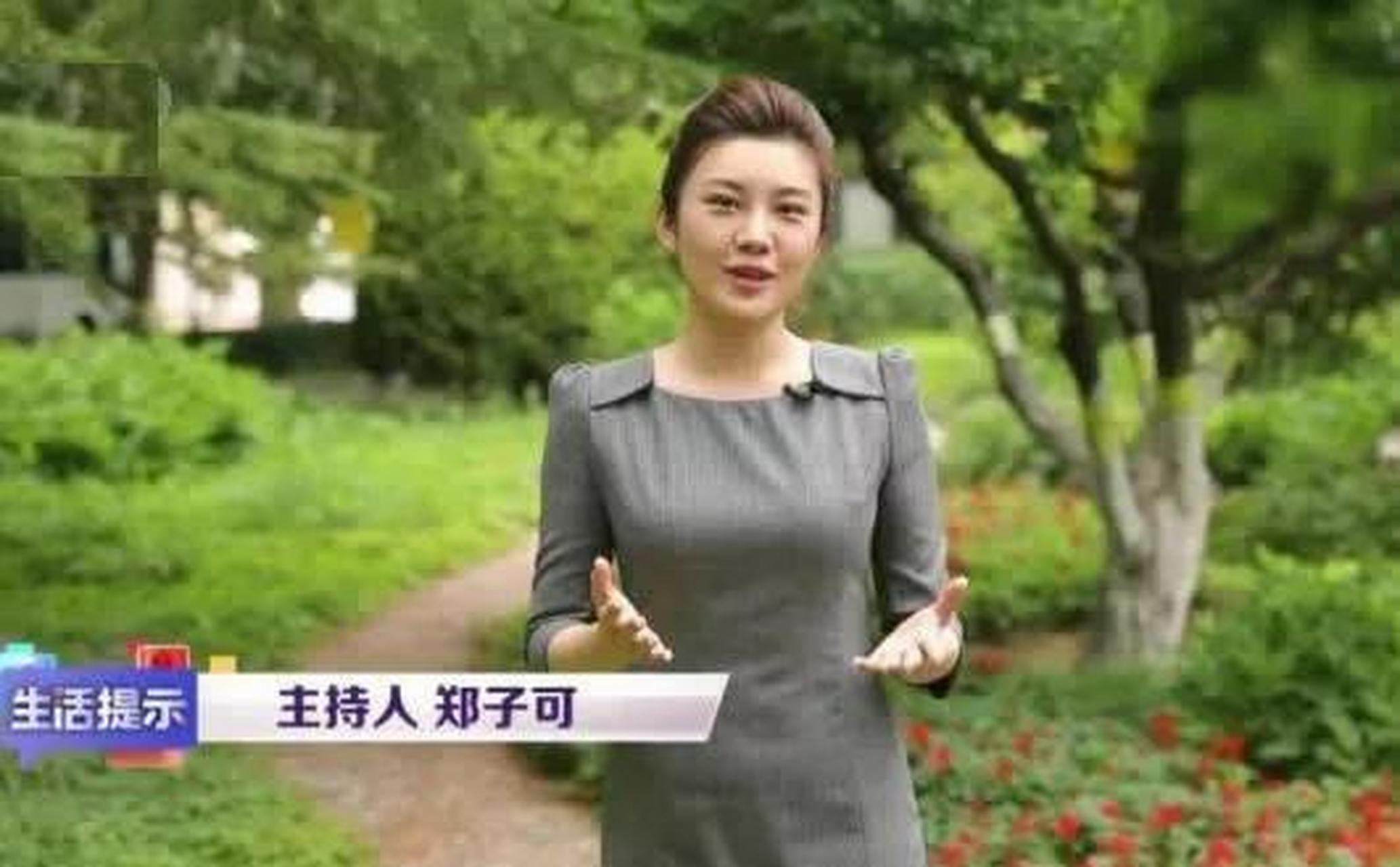 央视主持人郑子可:知性优雅的高清写真图片