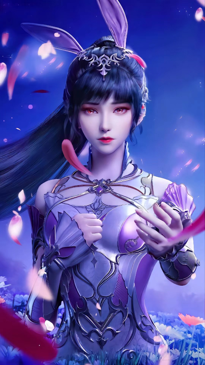 斗罗大陆2绝世唐门# 月影下,斗罗小舞默默思念唐三 他就像是她生美镲