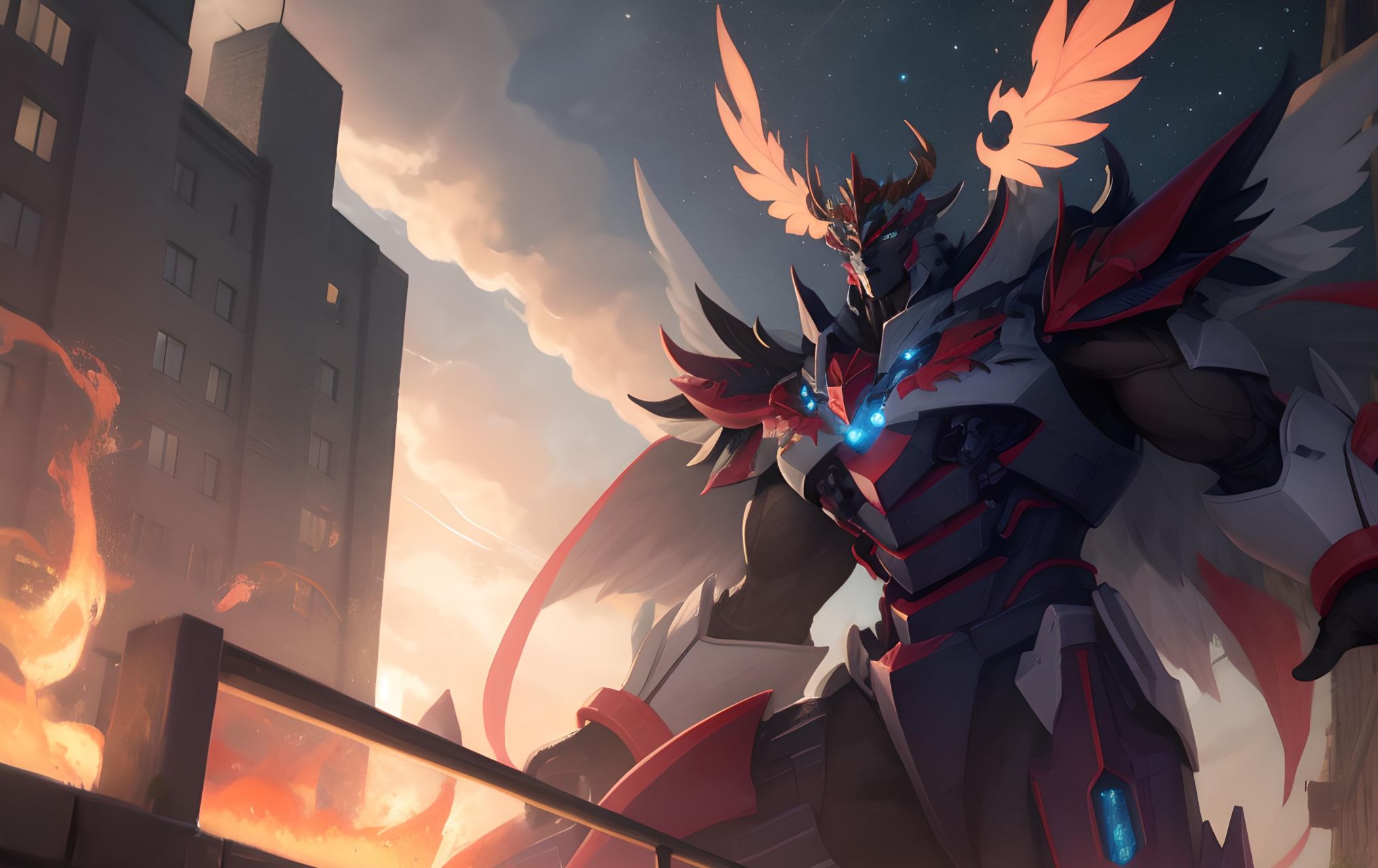 机甲巨兽#二次元美图##动漫##壁纸##炫酷##动漫机甲##机甲##图片