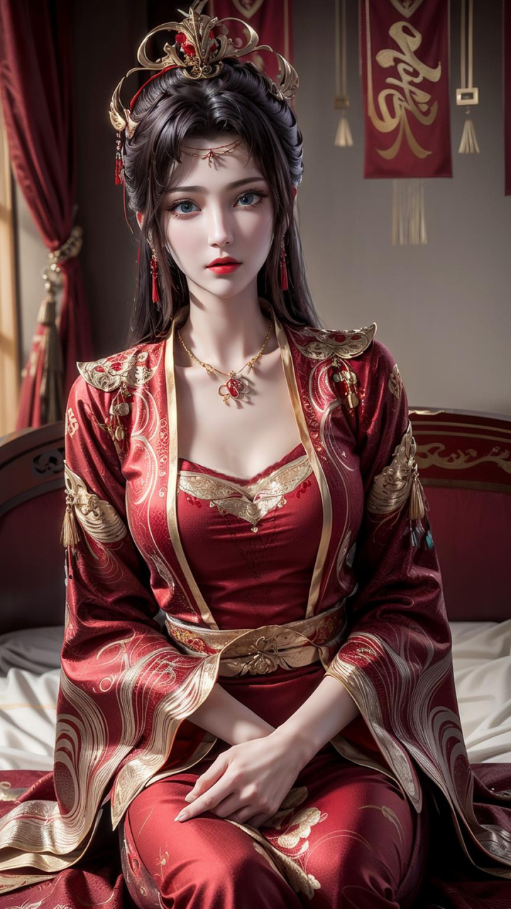 斗破苍穹:云韵婚服 #斗破苍穹云韵# #ai绘画美女写真# #你心中的国漫