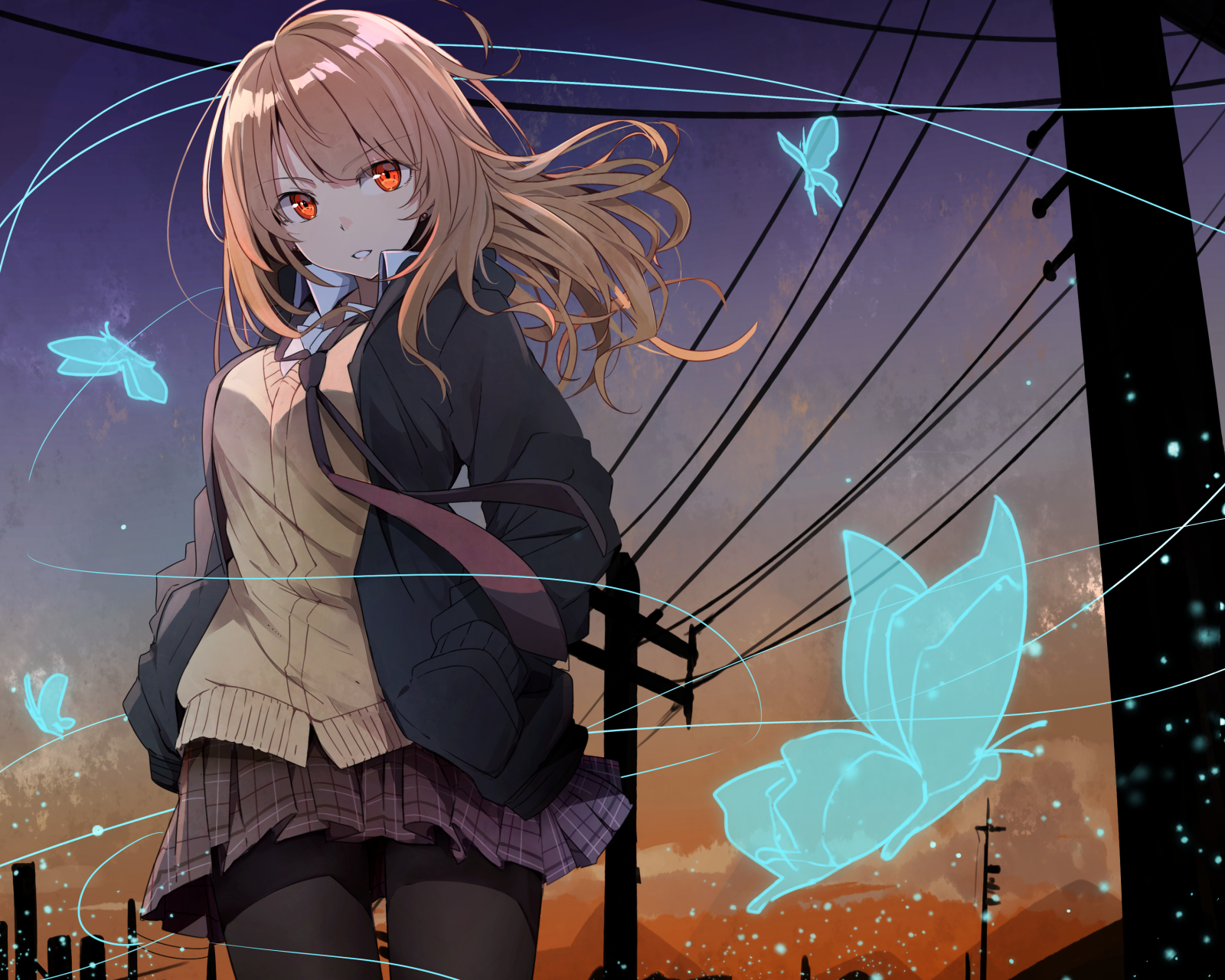 锁屏# #动漫头像# 秋容浅淡映重门,七节攒成雪满盆.