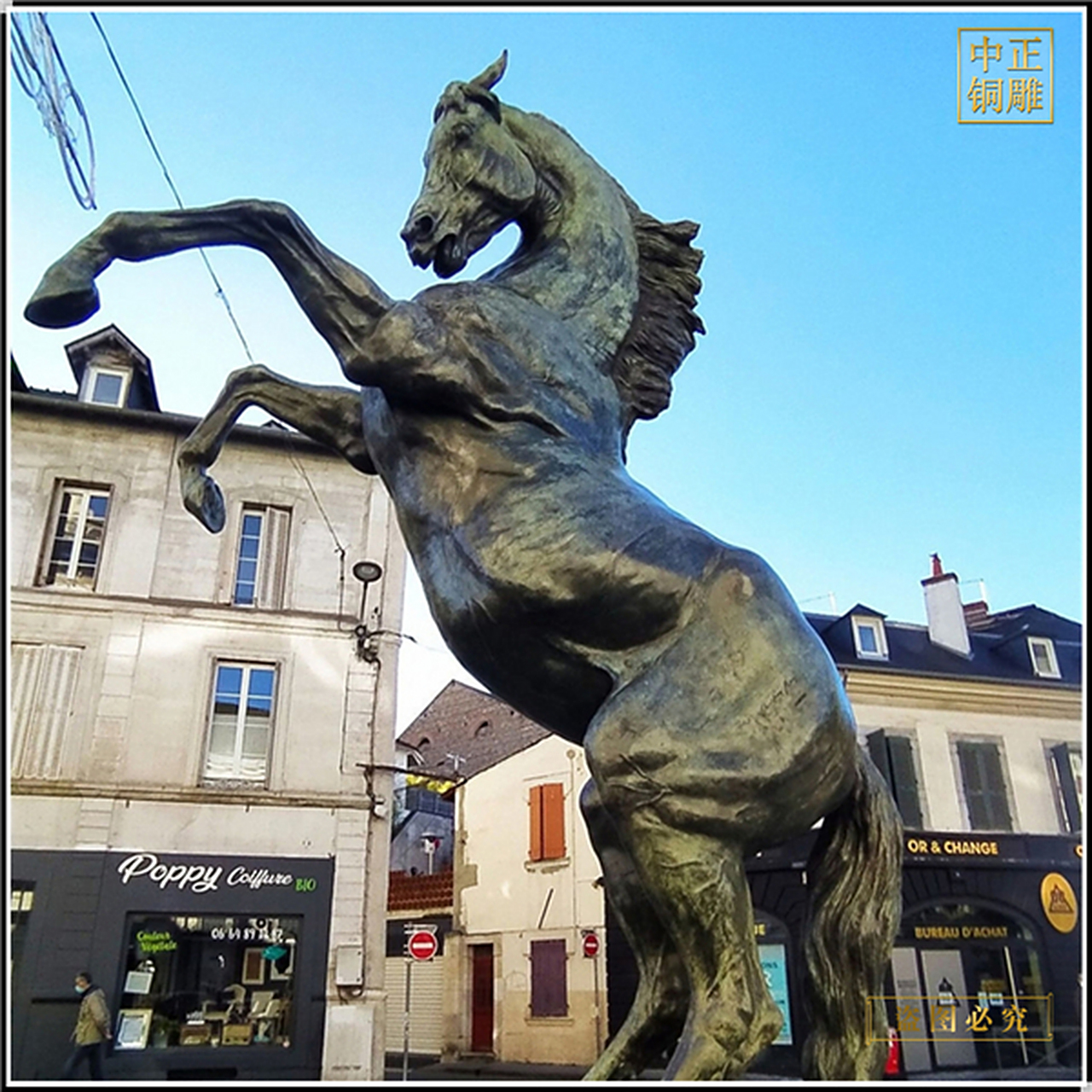 彩铜红马摆件 马踏飞燕铜雕 纯铜奔跑小马雕塑 铜马雕塑是朝气,活力