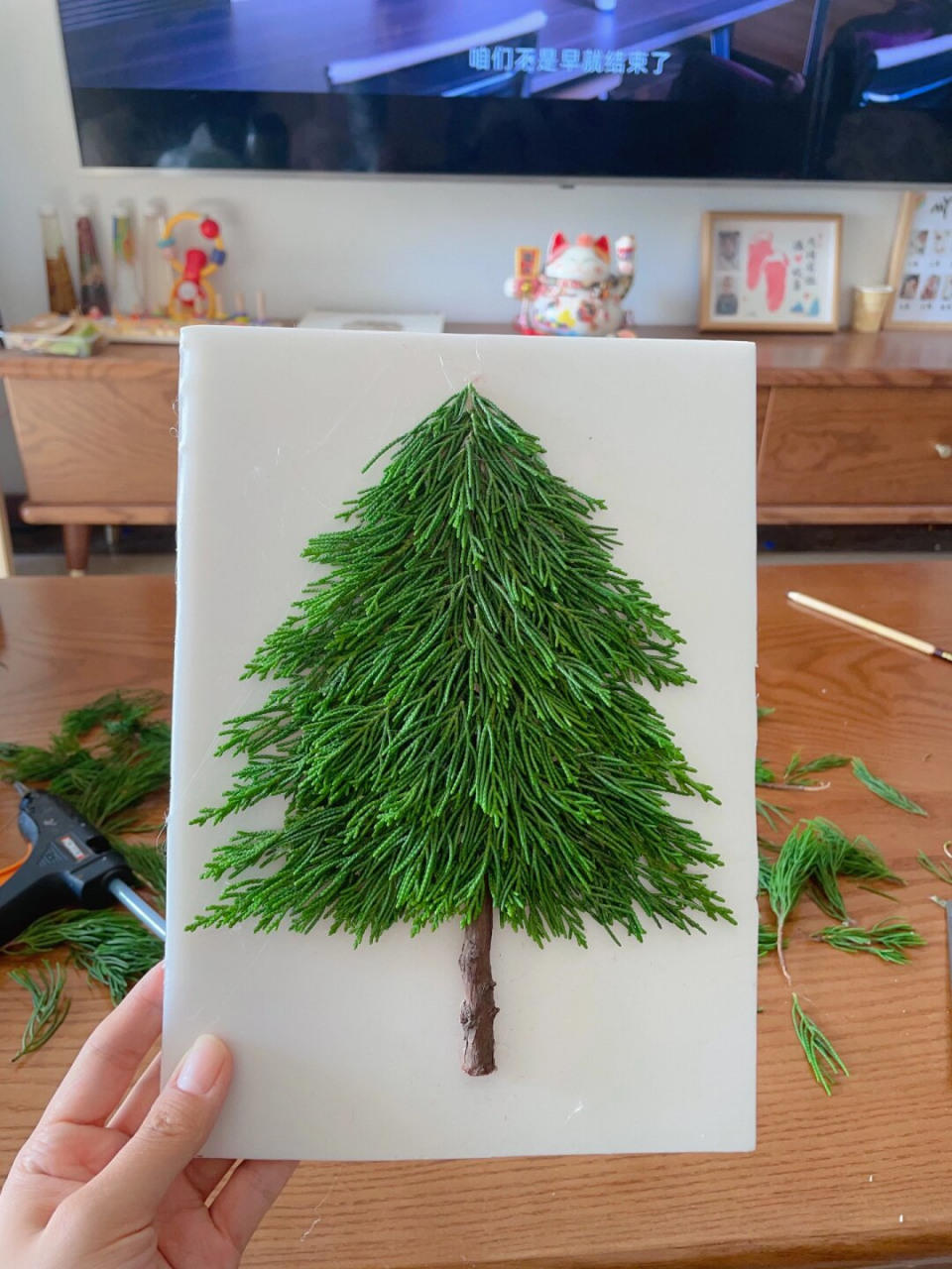 自然美育|0成本diy圣诞树 我制作了一棵特别的圣诞