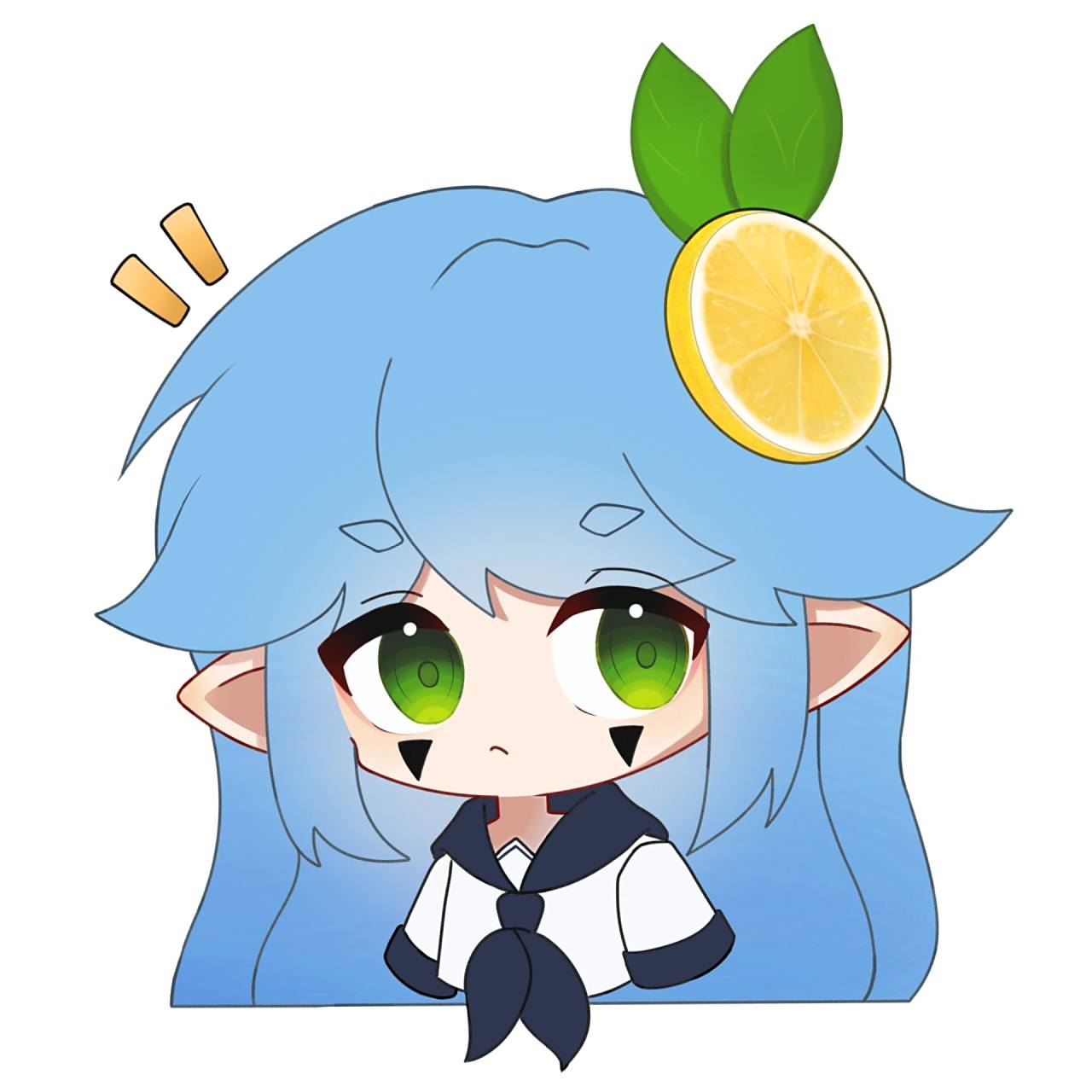 左滑给安莉洁上色	 分享一下安莉洁的q版上色过程,凹凸世界中的安莉洁