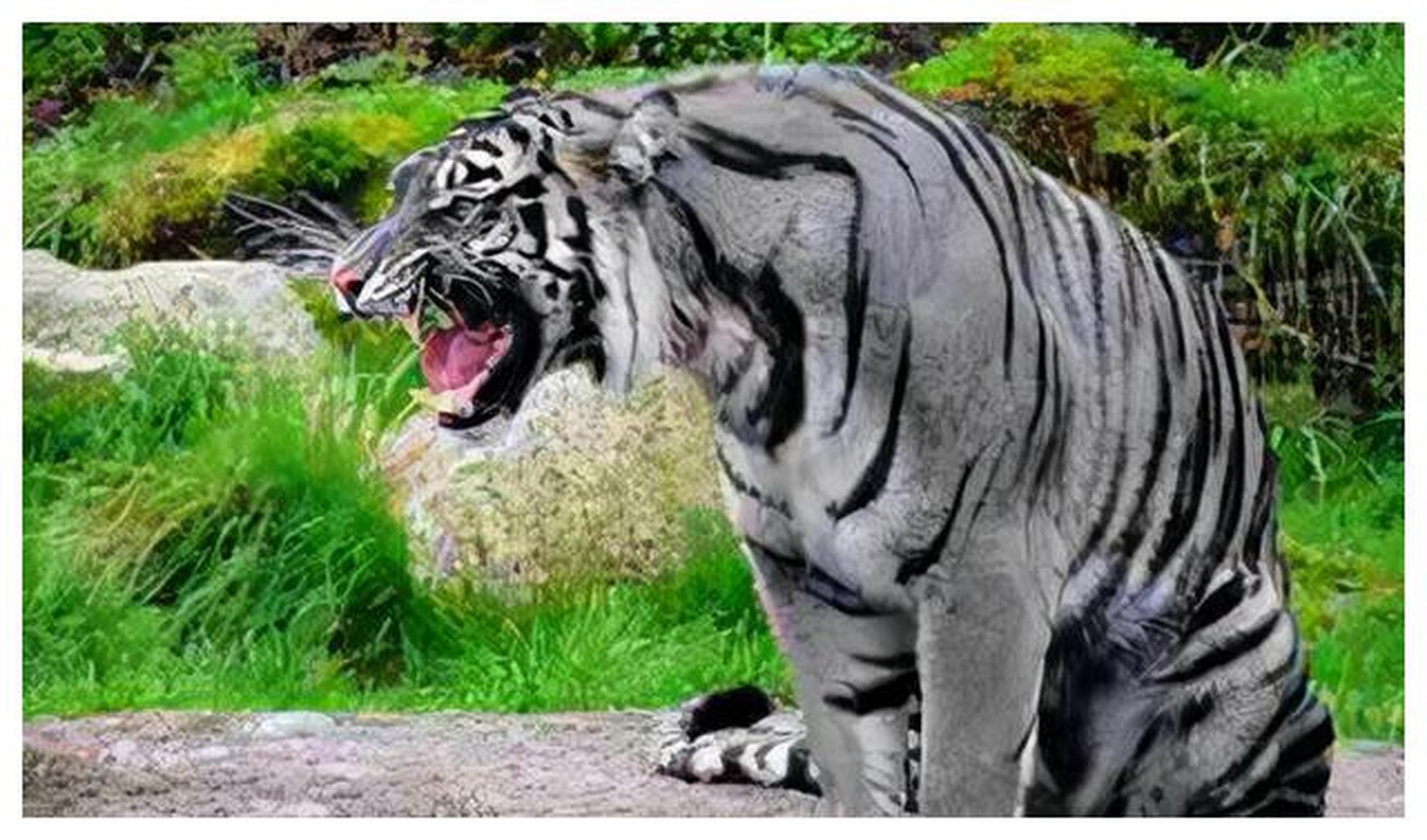 中国稀有虎类黑蓝虎之谜