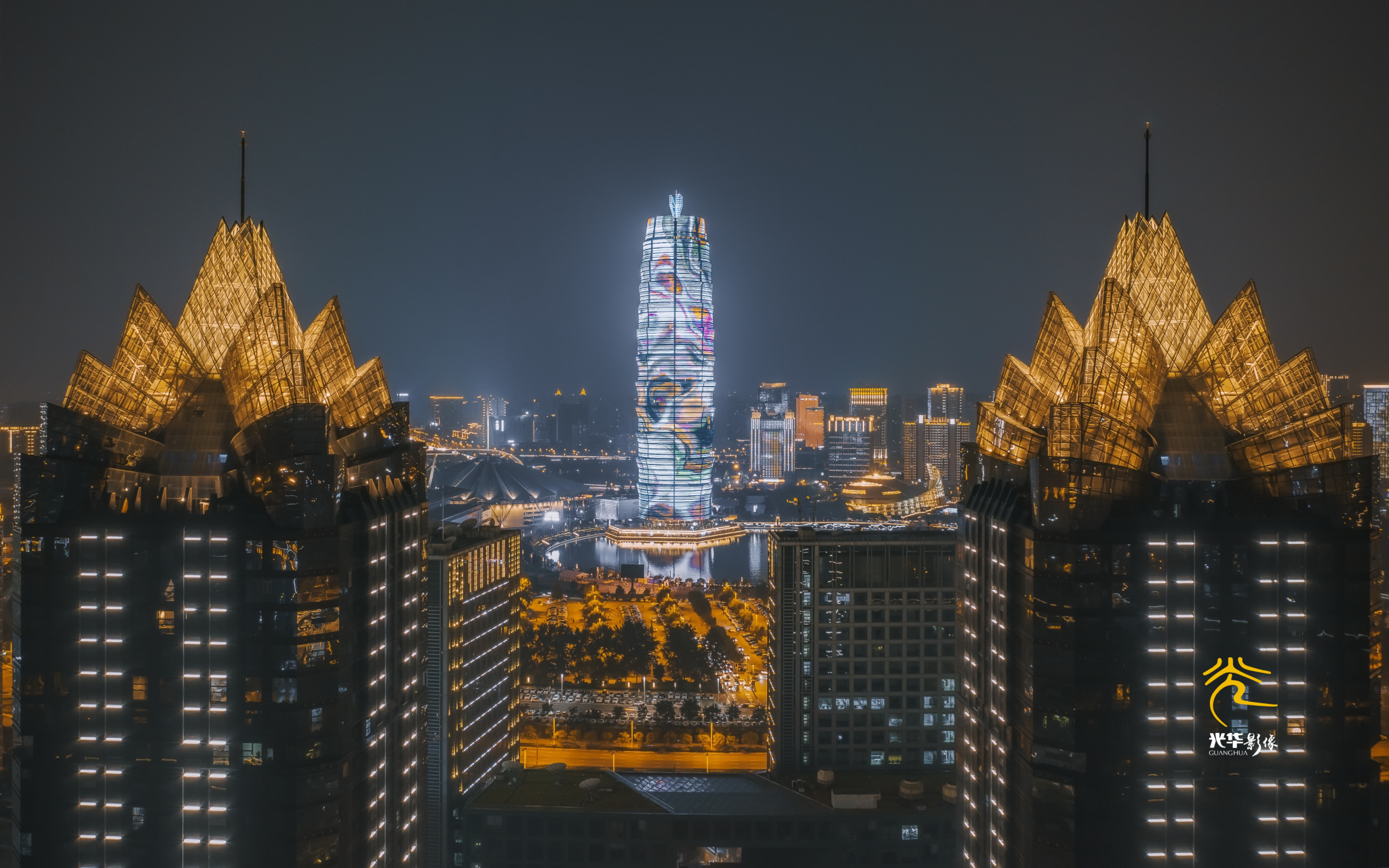 郑州二七区夜景图片图片