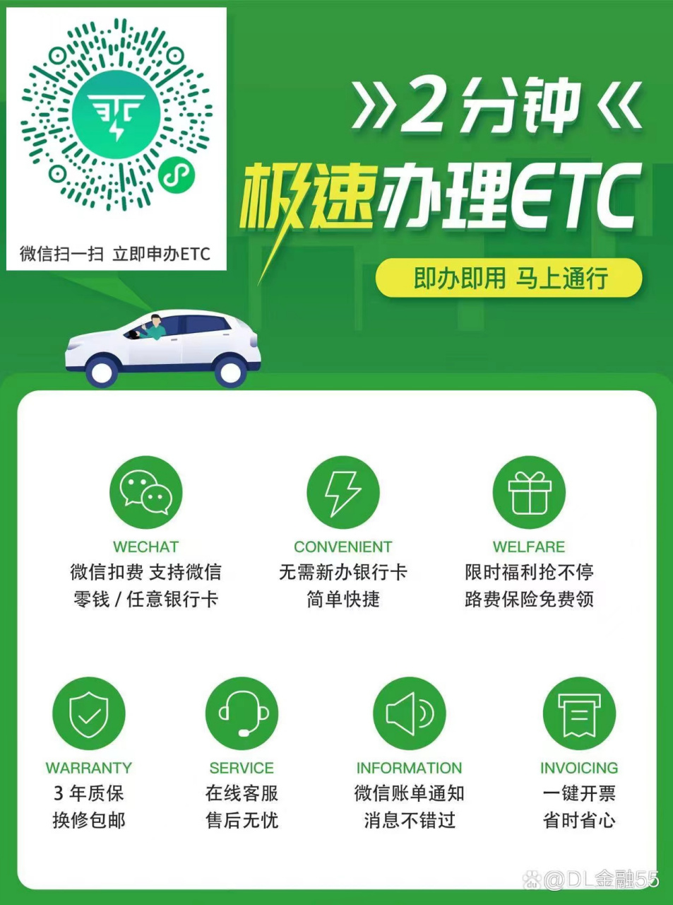 etc有什么好处和坏处  邮政银行的etc信用卡,车主能够享受到车辆的