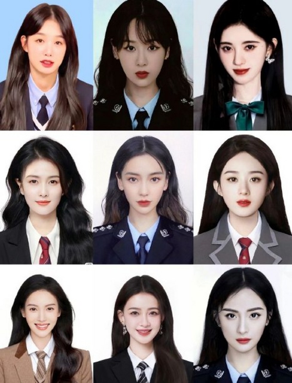 男女明星证件照合集,谁是你做手机壳的那位? ​​​