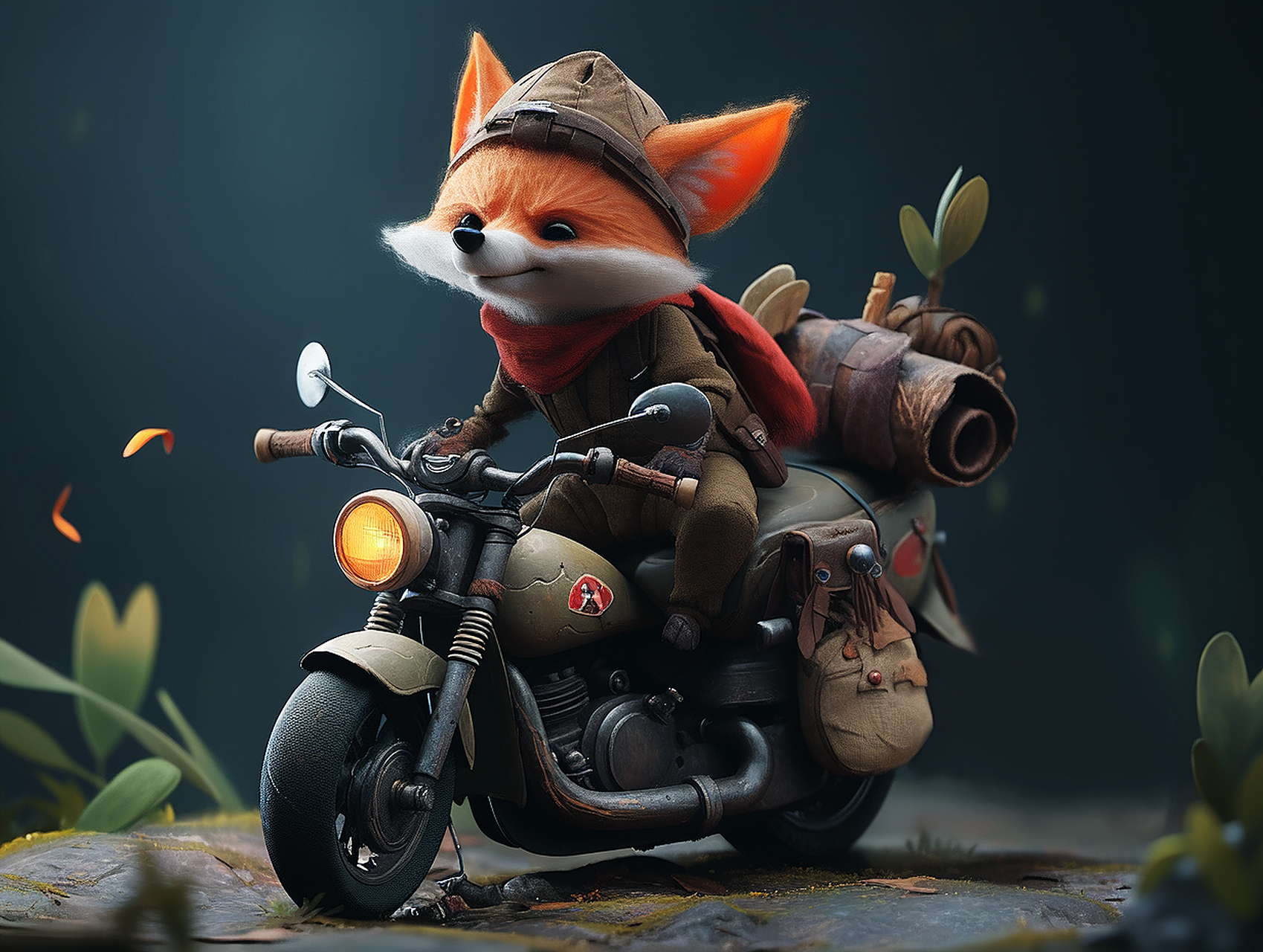 【动物摩托车队】  集合,集合,紧急集合!