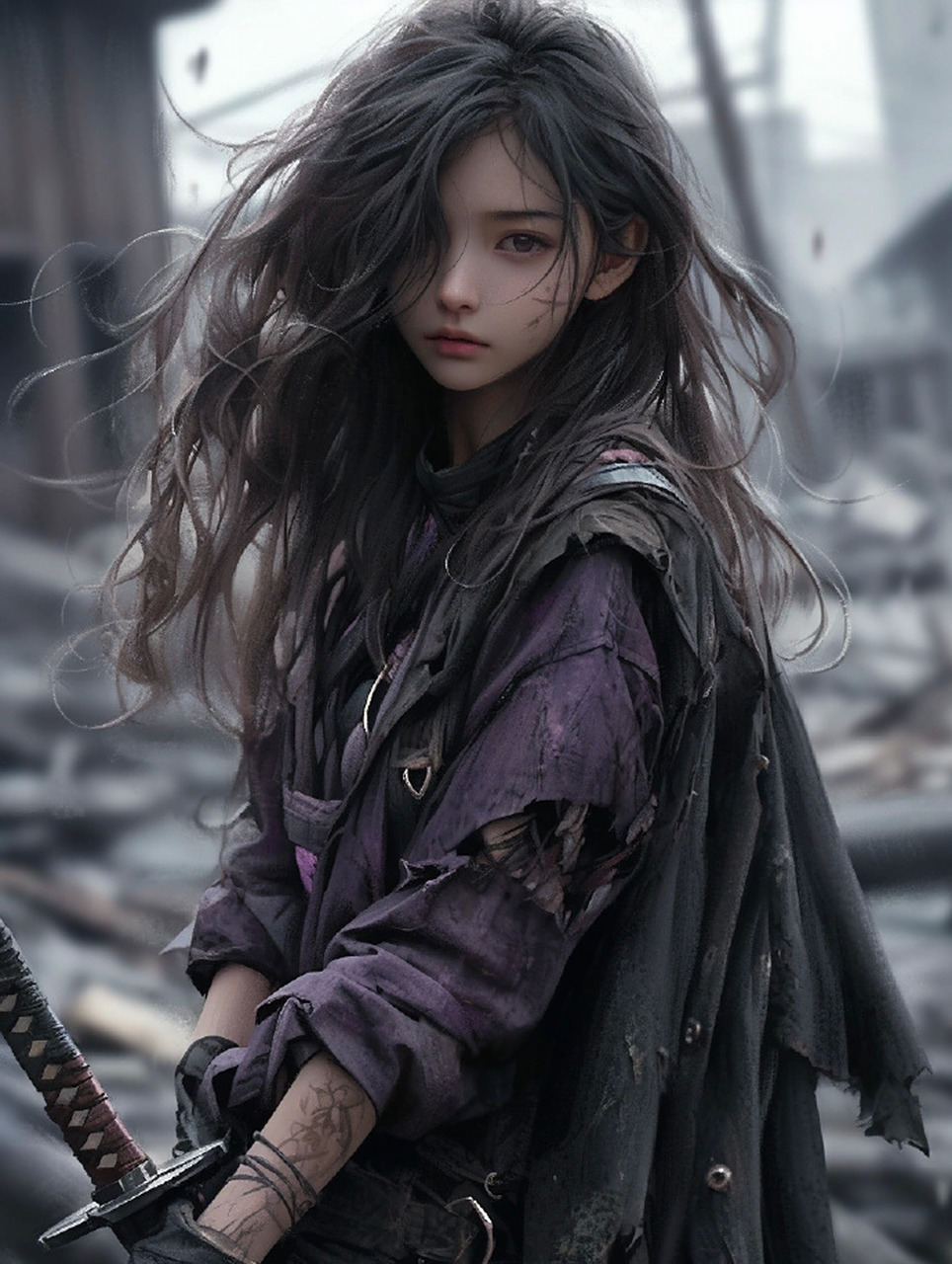 古风高冷范女侠客头像