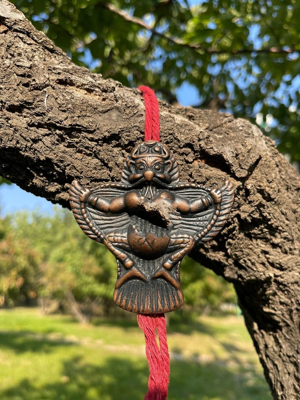 随身轻盈|一只适合日常佩戴的天铁大鹏鸟	 "秋高气爽的星期一 	 戴着