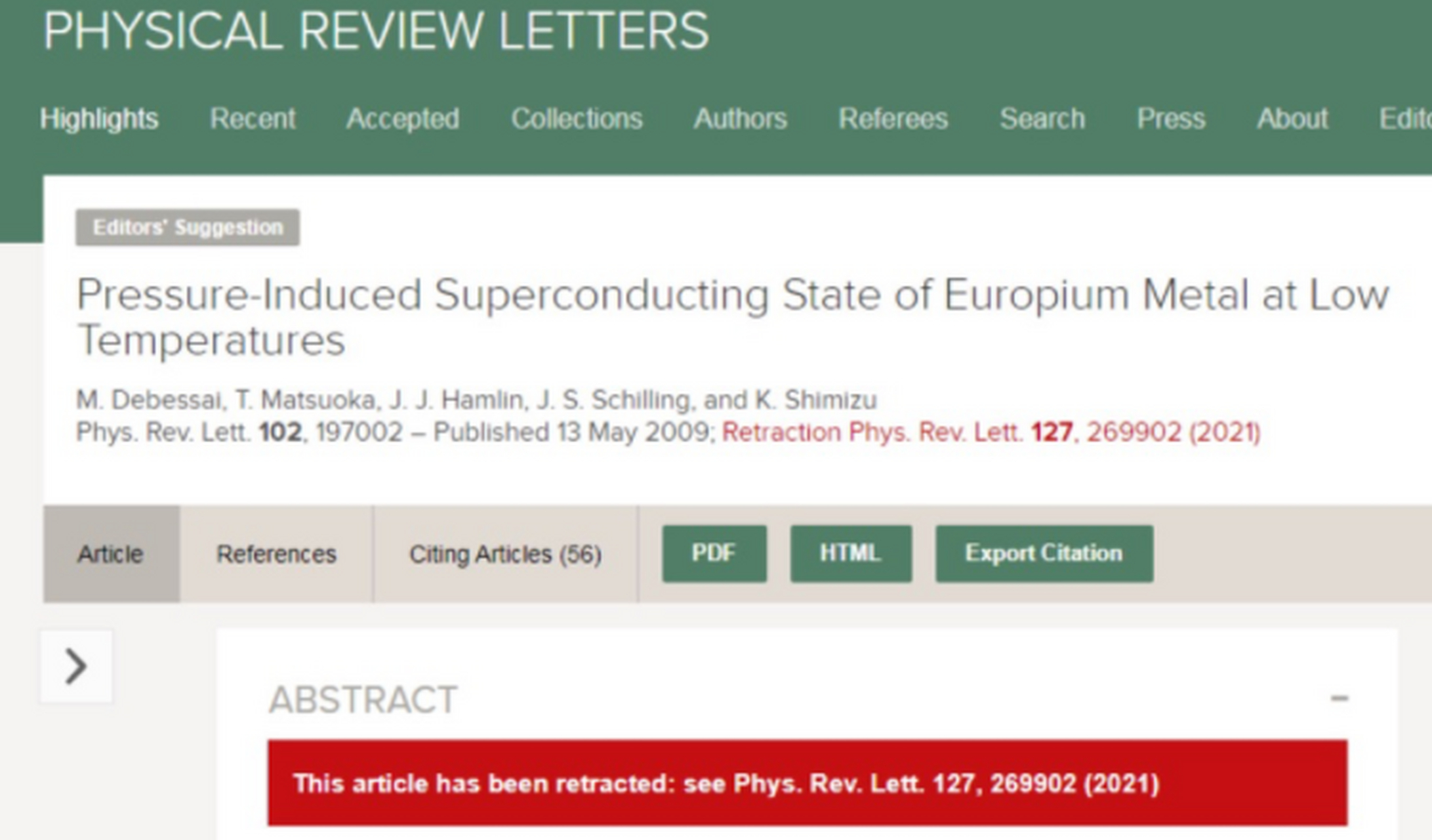 2020年10月14日,美国罗切斯特大学物理学家ranga dias和他的同事在