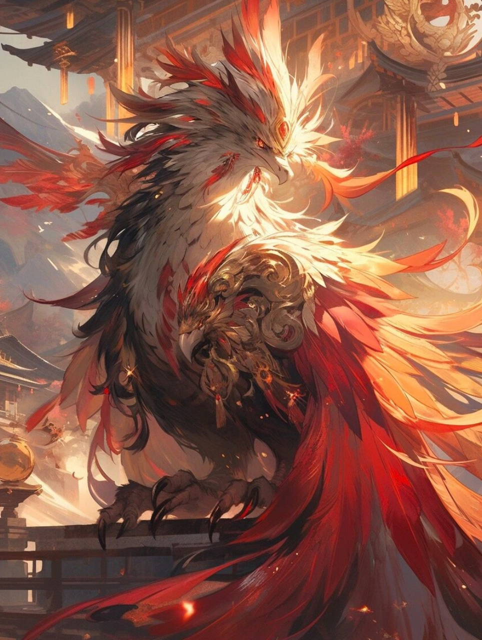 重明鸟  重明鸟是中国古代神话传说中的神鸟.