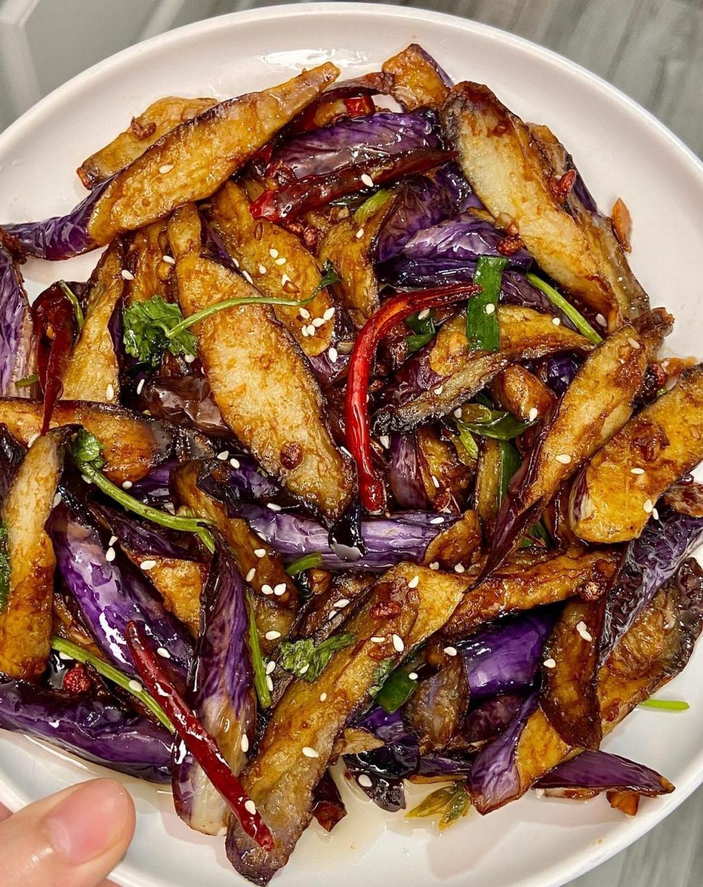 菜馆老板教我的风味茄子…我真的要谢谢他?