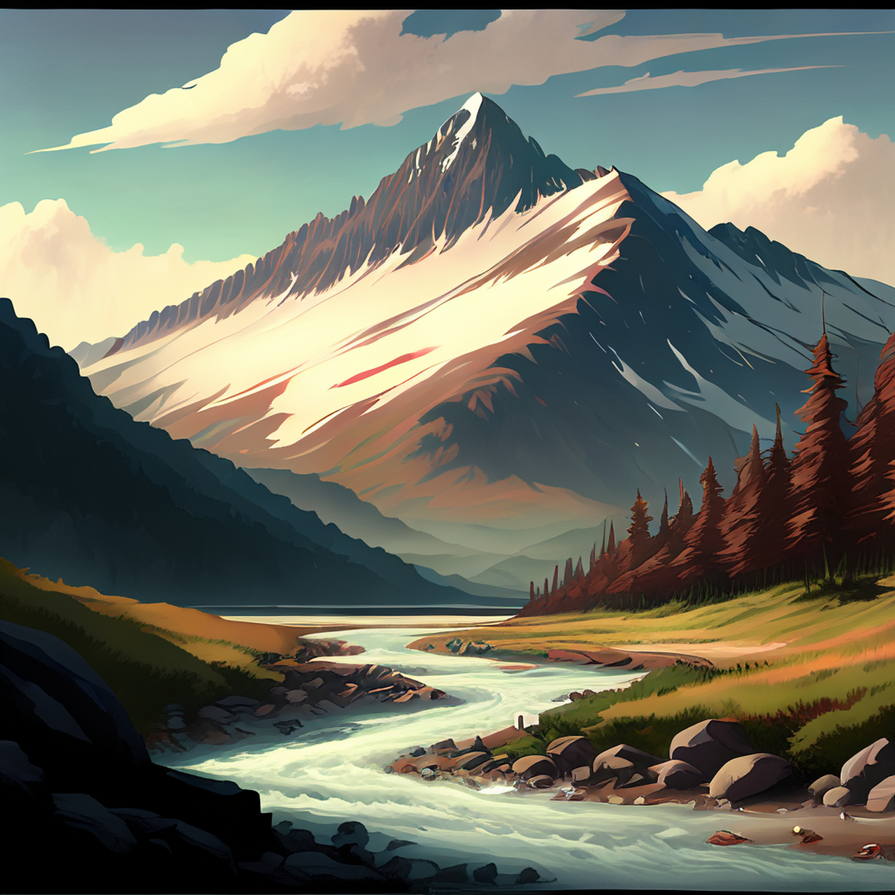 大地山河一卷经,拈来题目甚分明.淡雅,平和,虚幻#百度ai绘图黑科技