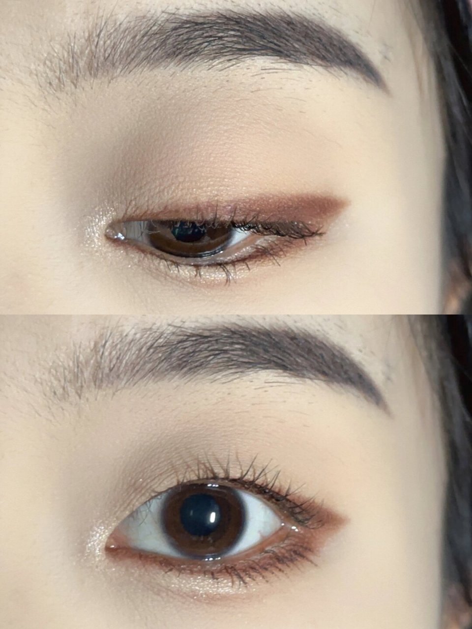 单眼皮有眼尾沟这样画眼妆超好看!  哈喽,大家好!我是平行四边形眼妆.