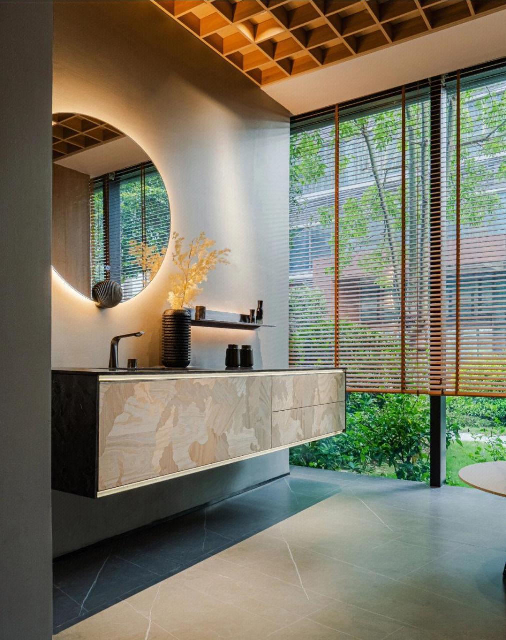 沁人心脾的新中式浴室,方寸之间皆是诗意 生活需要不同维度的表达