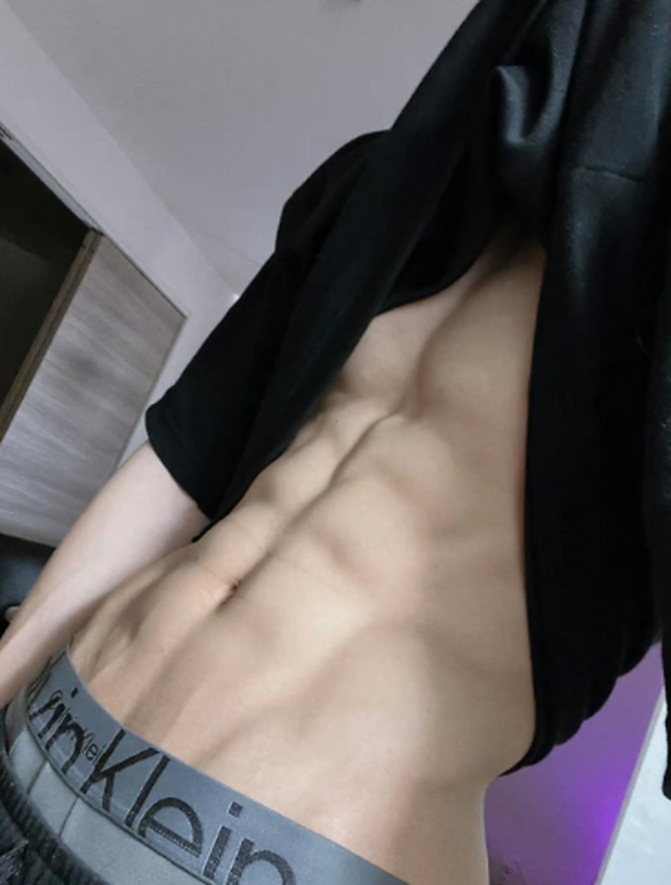 爆起的青筋 #腹肌