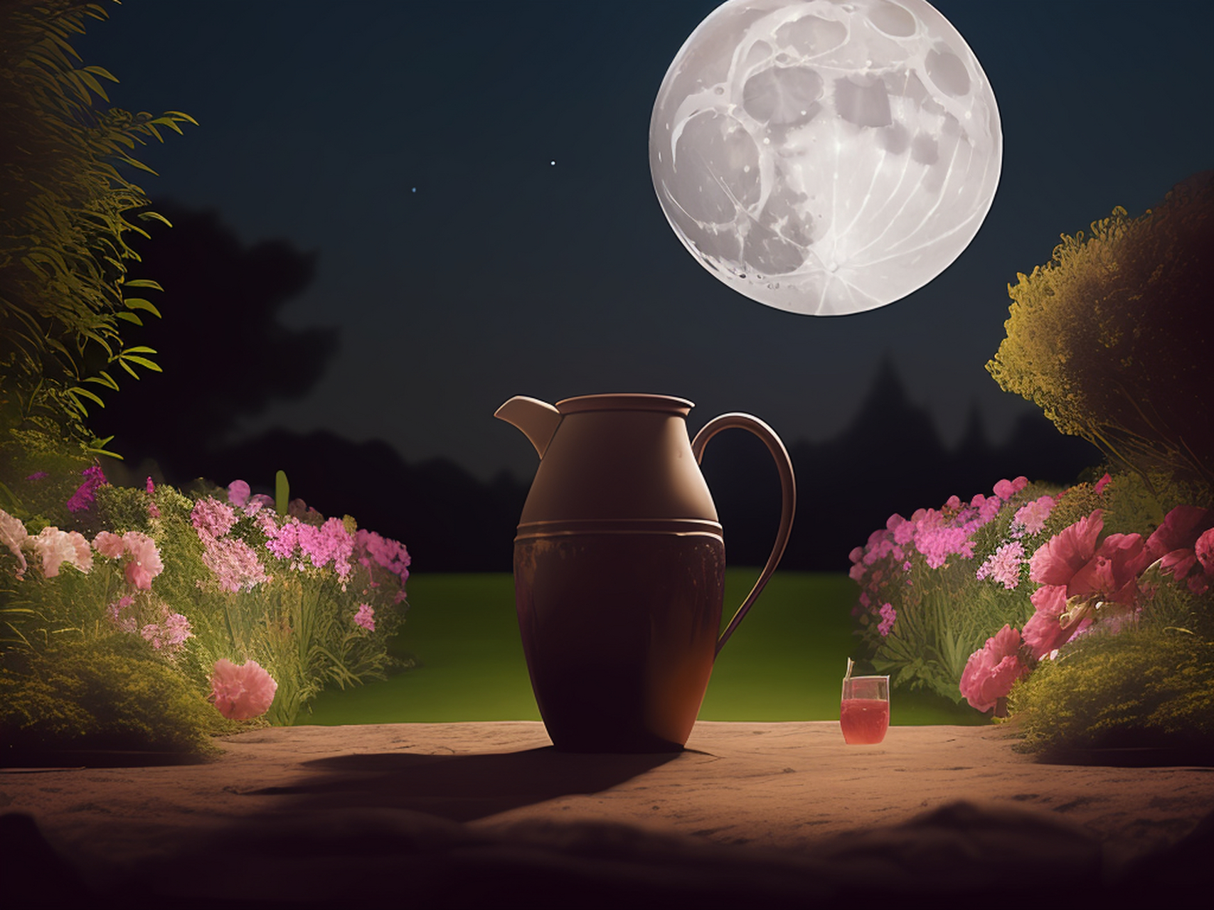 我想让gpt们帮我画一幅唐代诗人李白的《月下独酌》,尽管我一再修改