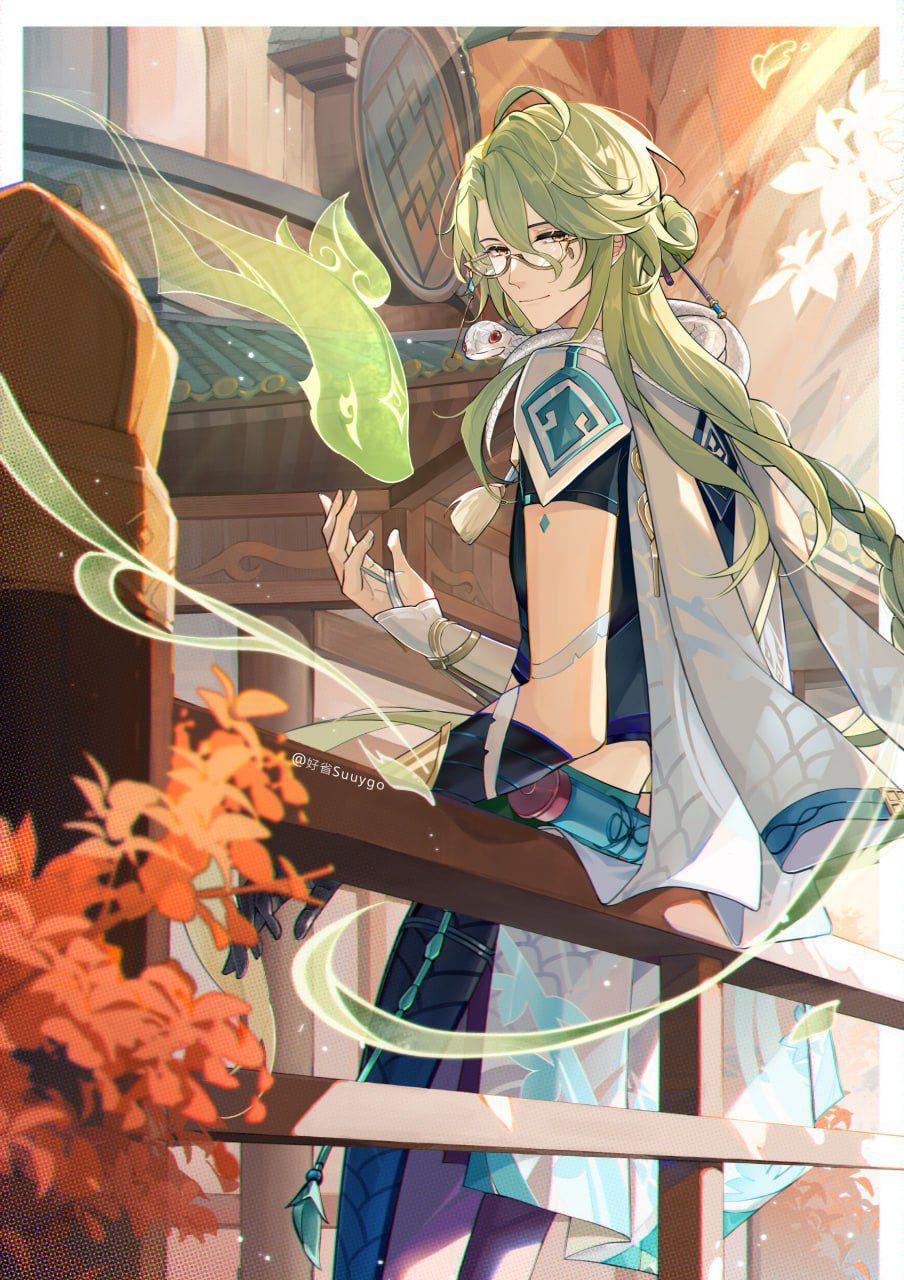 原神 白术 一个围着长生  追求长生的大夫