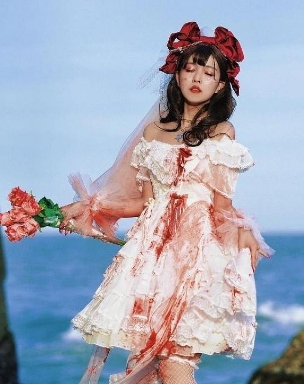 好惊艳人心的艺术作品,哥特风新娘妆造型