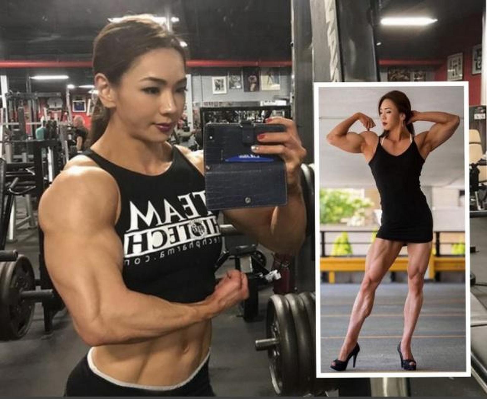 池妍玉,ifbb职业健美运动员,韩国成名最早的健身女神,在社交网络刚